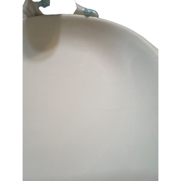 Avon Snowlady Holiday Bowl Snowmen Porcelain 2002 Presidents Club First Edition - Picture 3 of 4